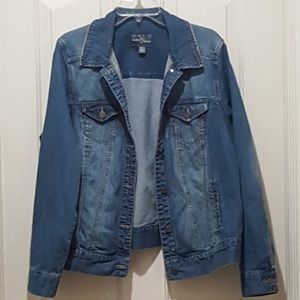 Market & Spruce Camilla Boyfriend Denim Jacket 1X